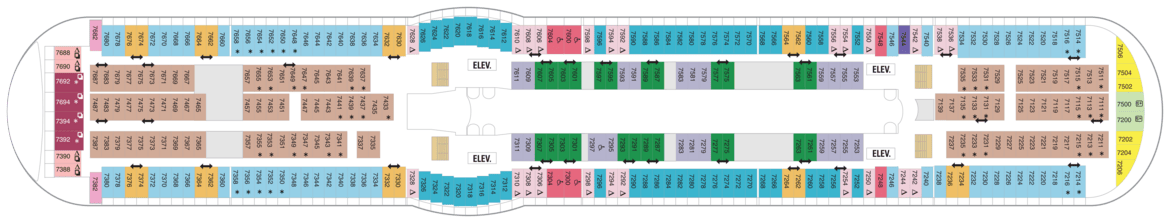 Royal Carribbean Deck plan Adventure of the Seas DECK07.png